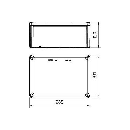Коробка распределительная 285х201х120мм T350 OE OBO 2007303