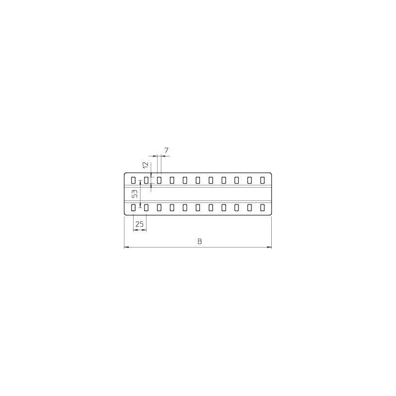 Комплект планка соед. для лотков H585мм SSLB 600 DD OBO 7070334