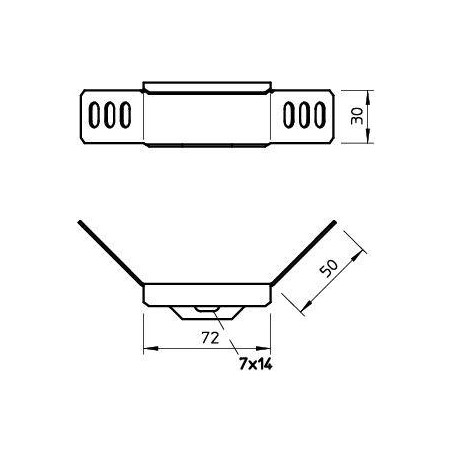 Комплект соединительный для лотка H35 WKV 35 FS (болт+гайка) OBO 6043038