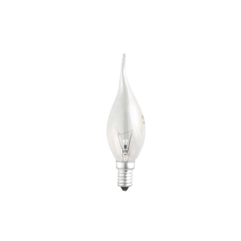 Лампа накаливания CT35 60W E14 clear "Свеча на ветру" JazzWay 3321468