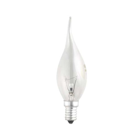 Лампа накаливания CT35 40W E14 clear "Свеча на ветру" JazzWay 3321451