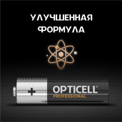 Элемент питания алкалиновый AA/LR6 (блист. 4шт) Professional Opticell 5052001