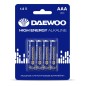 Элемент питания алкалиновый AAA/LR03 1.5В High Energy Alkaline 2021 BL-4 (уп.4шт) DAEWOO 5030381