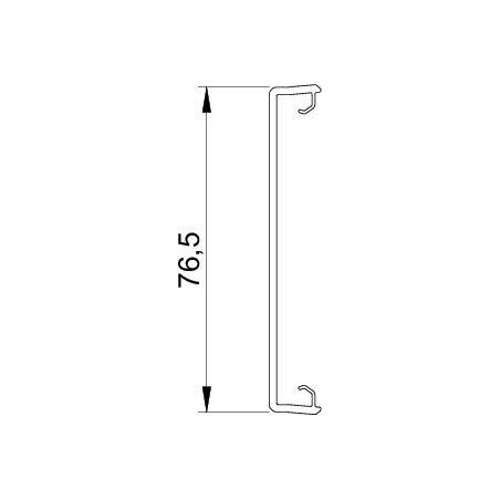 Крышка для короба L2000 ПВХ (дл.2м) GK-OTGRW OBO 6278680