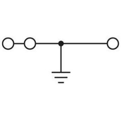 Клемма заземления STS 2.5-TWIN-PE Phoenix Contact 3031733