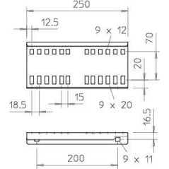 Соединитель продольный H110 LVG 110 FS OBO 6216545