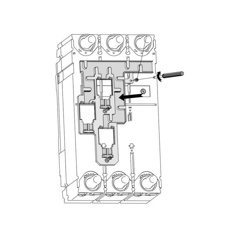 Разъем для втычного авт. выкл. SUSOL MCCB ASSY BASE CONNECTOR TS400/TS630 LS Electric 83261173806