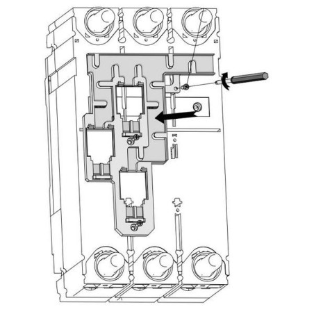 Разъем для втычного авт. выкл. SUSOL MCCB ASSY BASE CONNECTOR TS400/TS630 LS Electric 83261173806