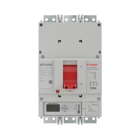 Выключатель автоматический 3п 1000А 50кА Ir 0.4…1xIn Isd 1.5…10xIn YON MD1000N-MR2