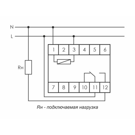 Реле времени PCA-512 8А 230В 1 перекл. IP20 задержка выключ. монтаж на DIN-рейке F@F EA02.001.001