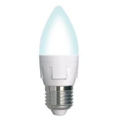 Лампа светодиодная LED-C37 7W/4000K/E27 /FR/DIM PLP01WH Яркая 7Вт матовая 4000К нейтр. бел. E27 димм