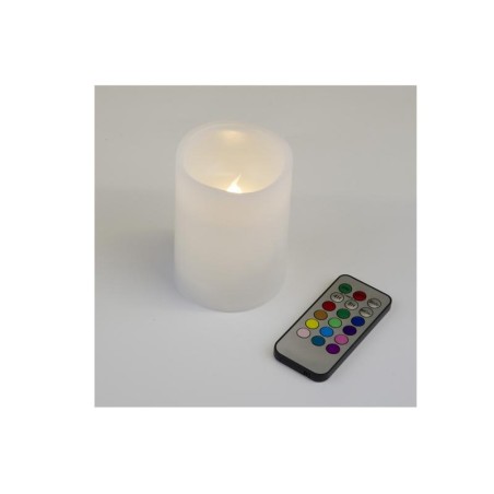 Фигура LED "Свеча" ULD-F052 RGB RC CANDLE на батарейках 2АА (не в/к). 7.5х10 см 1 светодиод. RGB свет пульт ДУ (в/к). Uniel UL-0