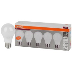 Лампа светодиодная LED Value LVCLA60 7SW/840 7Вт грушевидная матовая E27 230В 2х5 RU (уп.5шт) OSRAM