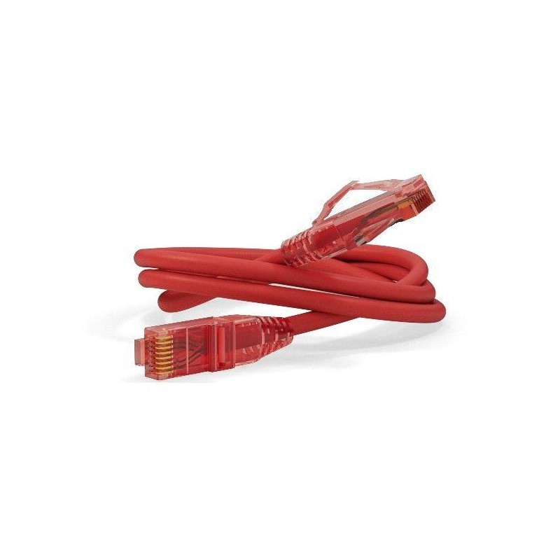 Патч-корд кат.5E U/UTP LSZH PC-LPM-UTP-RJ45-RJ45-C5e-0.3M-LSZH-RD 0.3м красн. Hyperline 229928