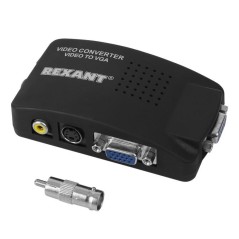 Конвертер BNC+S-video на VGA REXANT 17-6910