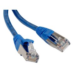 Патч-корд PC-LPM-STP-RJ45-RJ45-C5e-1.5M-LSZH-BL FTP экран. кат 5e 1.5м син. Hyperline 230091