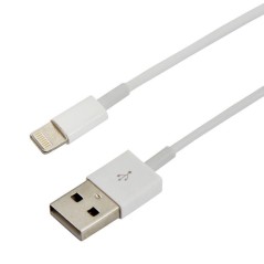 Кабель USB для iPhone 5/6/7 моделей original copy 1:1 бел. Rexant 18-0001