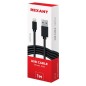 Кабель USB для iPhone 5 черн. (уп.10шт.) Rexant 18-1122