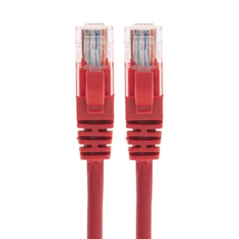 Патч-корд U/UTP CAT 6 RJ45-RJ45 26AWG LSZH красн. 1м Rexant 02-0293-1