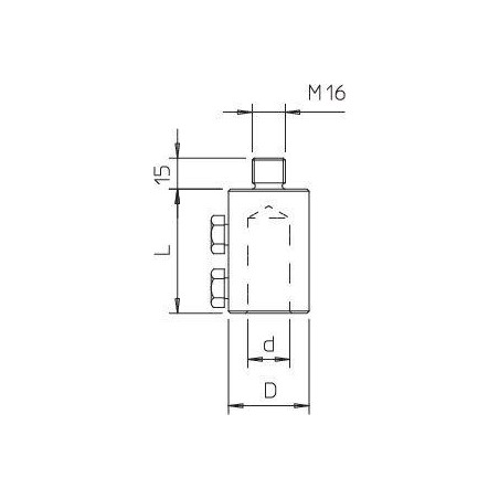 Крепеж изол. стержней 101 A-16 OBO 5408352