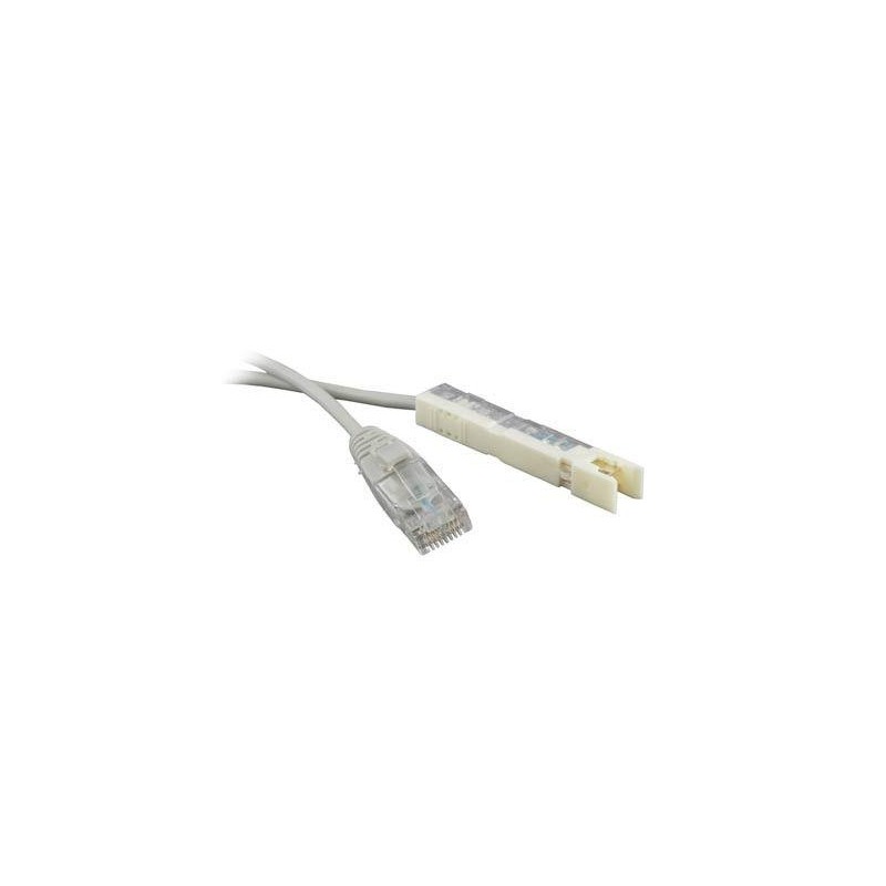 Патч-корд PC-110-RJ45-1P-CX-1M-LSZH-GY 110 тип-RJ45 1 пара LSZH 1м сер. Hyperline 229893