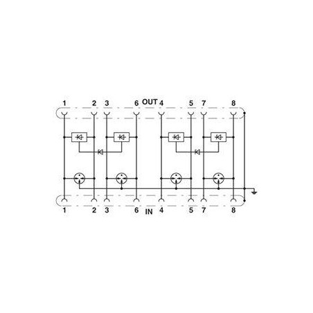 Устройство защиты от перенапряжений DT-LAN-CAT.6+ Phoenix Contact 2881007