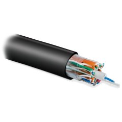 Кабель витая пара U/UTP кат.5 25 пар (4 пары (24 AWG)х6 + 1пара (24 AWG)) ож solid внешн. PE UUTP25W