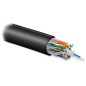 Кабель витая пара U/UTP кат.5 25 пар (4 пары (24 AWG)х6 + 1пара (24 AWG)) ож solid внешн. PE UUTP25W