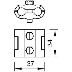 Соединитель паралл. Rd8-10 омеднен. 260 8-10 MS OBO 5315654