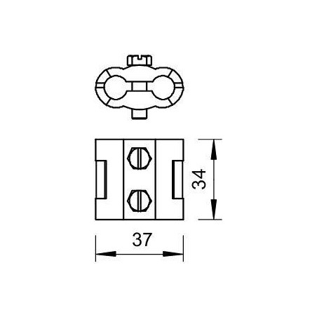 Соединитель паралл. Rd8-10 омеднен. 260 8-10 MS OBO 5315654