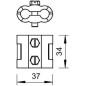 Соединитель паралл. Rd8-10 омеднен. 260 8-10 MS OBO 5315654