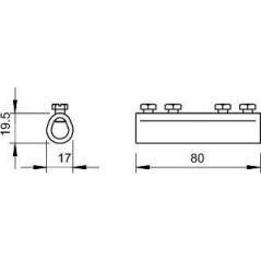 Соединитель продольный Rd8-10 237 N CU OBO 5328284