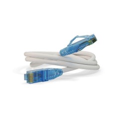 Патч-корд PC-LPM-UTP-RJ45-RJ45-C6-1M-LSZH-WH U/UTP кат.6 LSZH 1м бел. Hyperline 230212