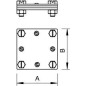 Соединитель полосы крест. 256 DIN 30 FT OBO 5314615