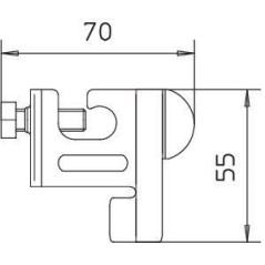 Соединитель для стержн. заземл. нерж. F-FIX-KL OBO 5403219