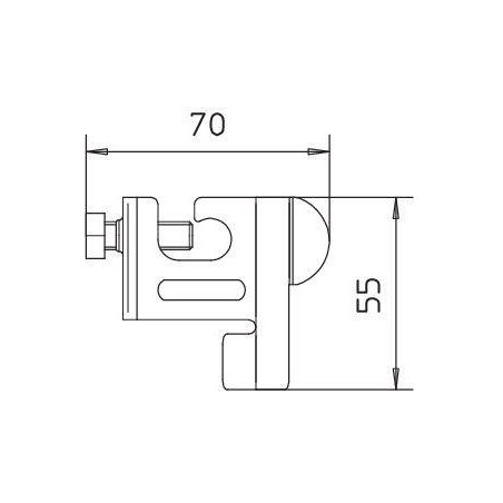 Соединитель для стержн. заземл. нерж. F-FIX-KL OBO 5403219