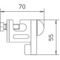 Соединитель для стержн. заземл. нерж. F-FIX-KL OBO 5403219