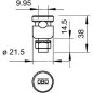 Клемма крепежная для проволоки 5001 N-CU OBO 5304172