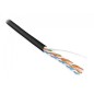 Кабель витая пара U/UTP кат.5E 4 пары 24 AWG ож solid LSZH нг(С)-HF UUTP4-C5E-S24-IN-LSZH-BK-305 чер