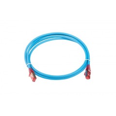 Патч-корд кат.5E F/UTP экранир. LSZH PC-LPM-STP-RJ45-RJ45-C5e-2M-LSZH-BL 2м син. Hyperline 230098