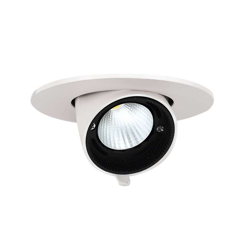 Светильник светодиодный PLED DL4 WH Downlight 18Вт 4000К IP40 24град. ДВО встраив. поворотн. JazzWay