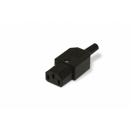 Разъем CON-IEC320C13 IEC 60320 C13 220В 10А на кабель (плоские контакты) Hyperline 47865