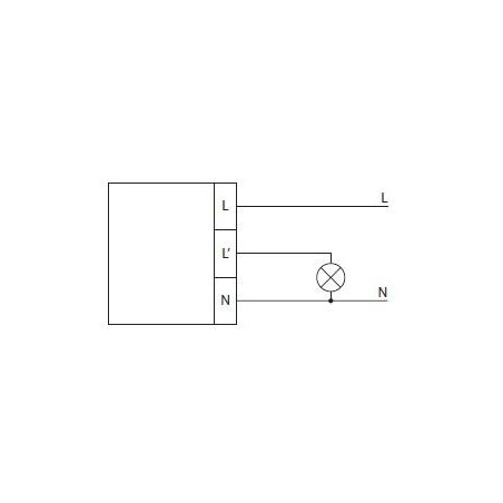 Датчик движения микроволновый DRM-01 5А IP20 1NO 230В AC макс. дальность 1-10м 360град. накладной мо