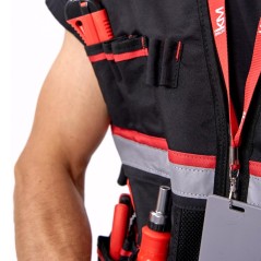 Жилет монтажника КМ-TOOLVESTBAG-23 универс. регулир. КМ LO43175