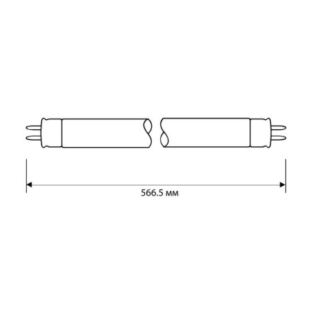 Лампа люминесцентная FT4-20W/54 20Вт T4 6500К G5 Camelion 3373