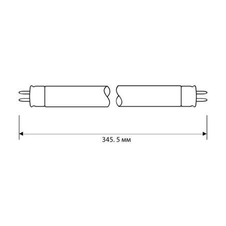 Лампа люминесцентная FT8-10W/54 10Вт T8 6500К G13 Camelion 3006