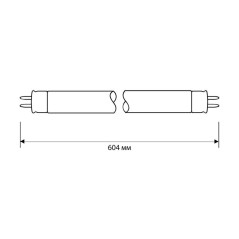 Лампа люминесцентная FT8-18W/54 18Вт T8 6500К G13 Camelion 3005