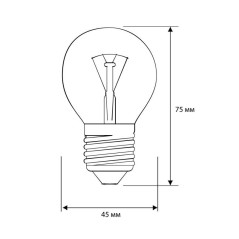 Лампа накаливания MIC D FR 60Вт E27 Camelion 9871