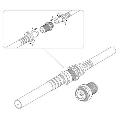 Переходник антенный гнездо F-гнездо F бочка блист. Rexant 06-0020-A