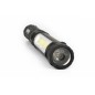 Фонарь-ручка LED51521 COB LED + 1Вт LED 3хLR03 магнит клипса пластик. черн. (блист.) Camelion 13361